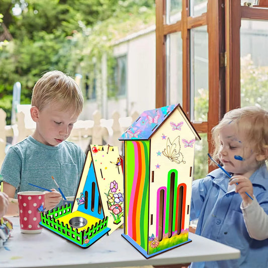 Beautysureup Butterfly Habitat & Bird Feeder Craft Kit (3 Pcs)