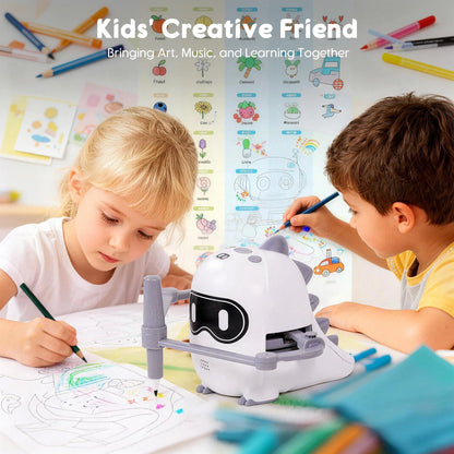 SaveJoy Learning Drawing Robot for Kids (100 Cards)