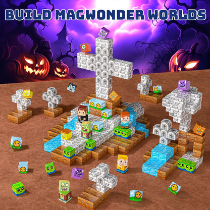Magnetic Building Blocks Set (84 Pieces)