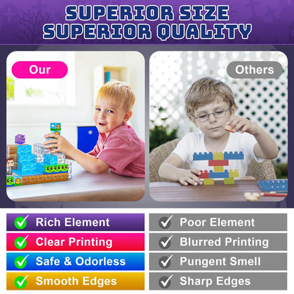 Magnetic Building Blocks Set (84 Pieces)