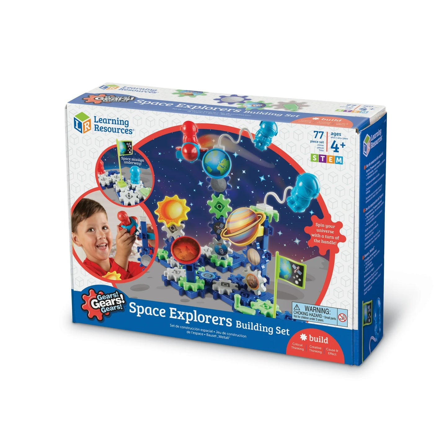 Learning Resources Gears! Gears! Gears! Space Explorers Building Set