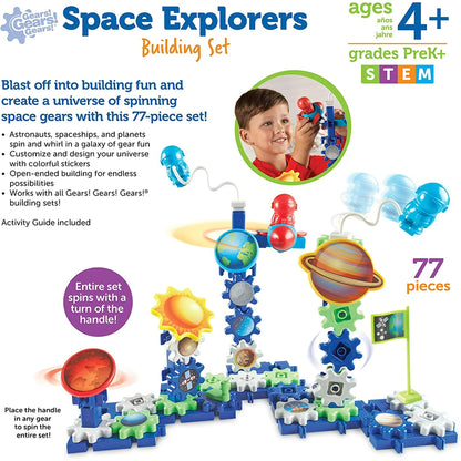 Learning Resources Gears! Gears! Gears! Space Explorers Building Set