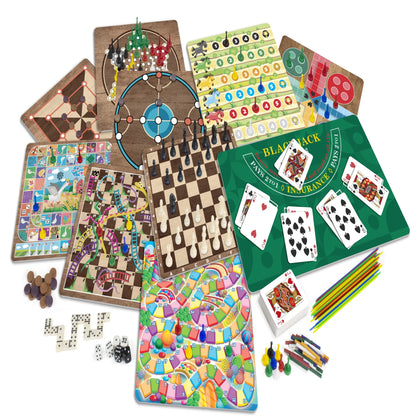 Merchant Ambassador 365 Games Board & Card Game Set