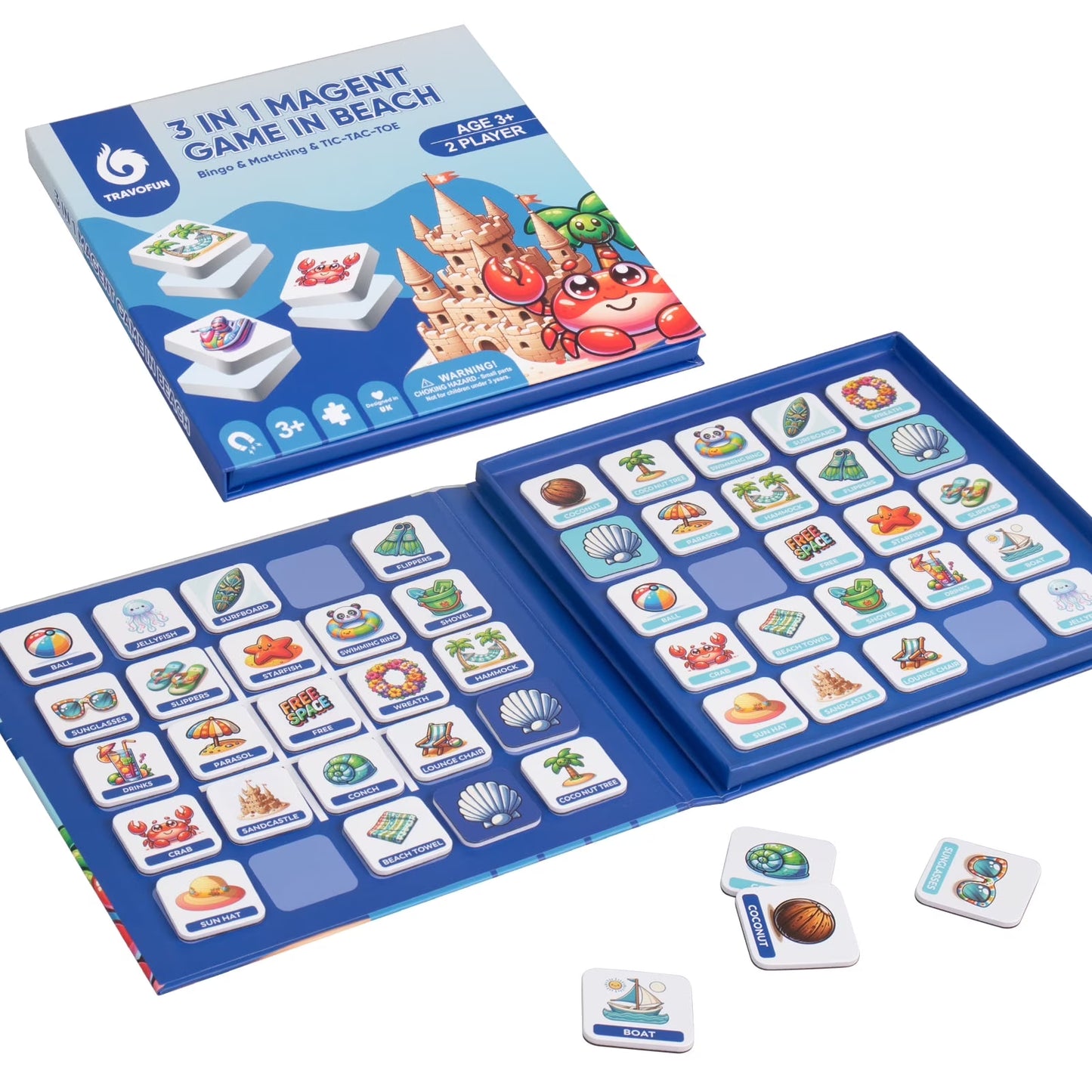 Travofun Magnetic Memory Matching Game