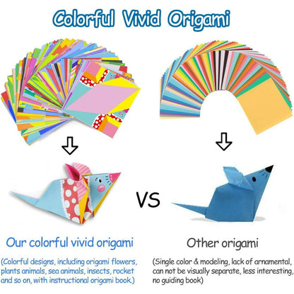 Origami Paper Kit (144 Sheets, 72 Patterns)
