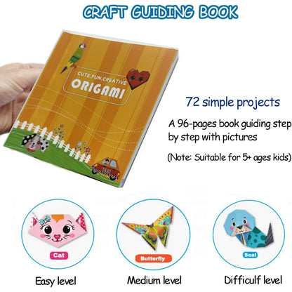 Origami Paper Kit (144 Sheets, 72 Patterns)