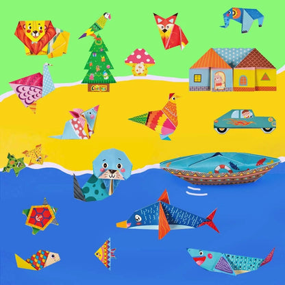 Origami Paper Kit (144 Sheets, 72 Patterns)