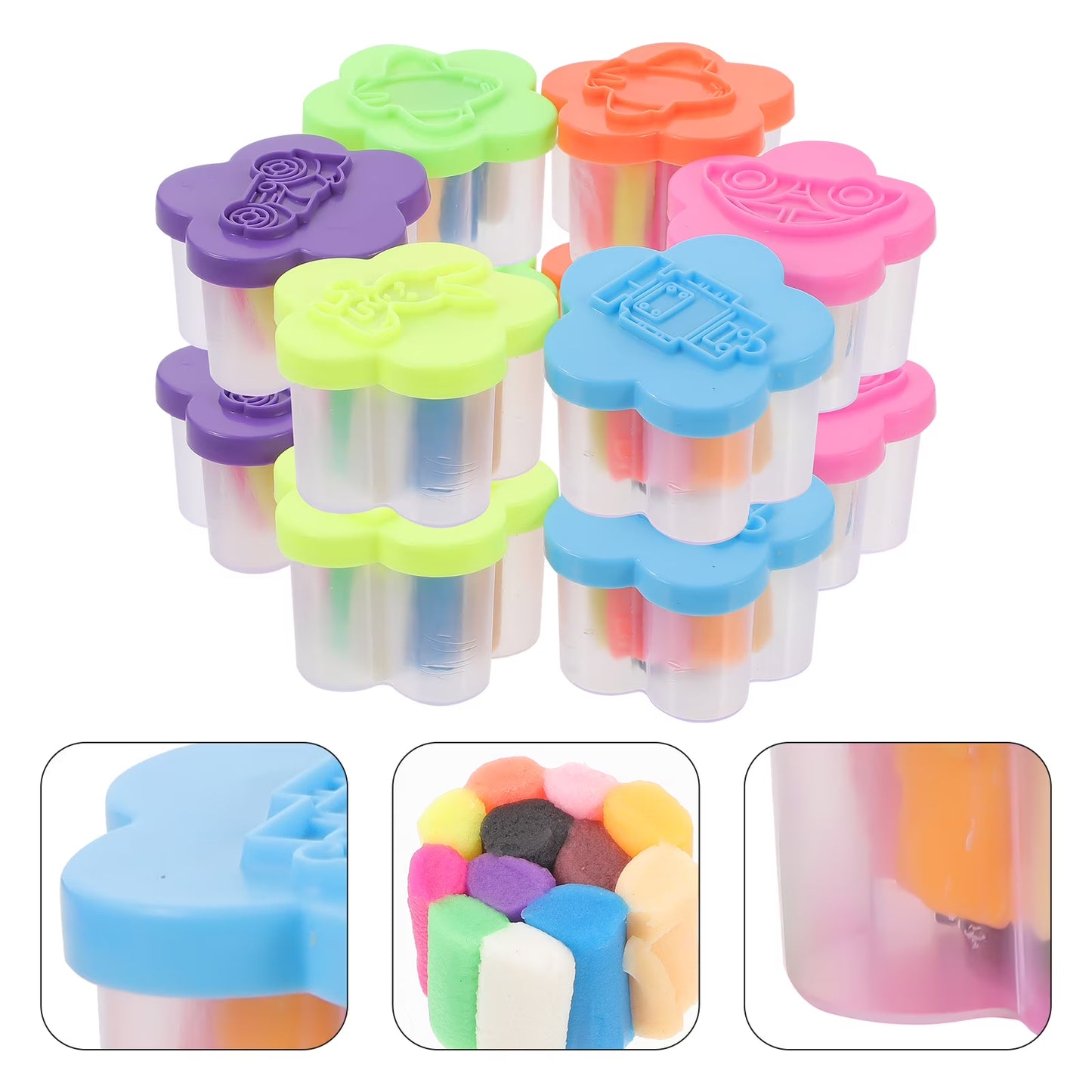 UPOUART Coloring Clay Kit (12 Colors)